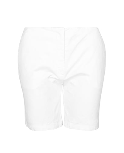 Prada White Shorts, front view