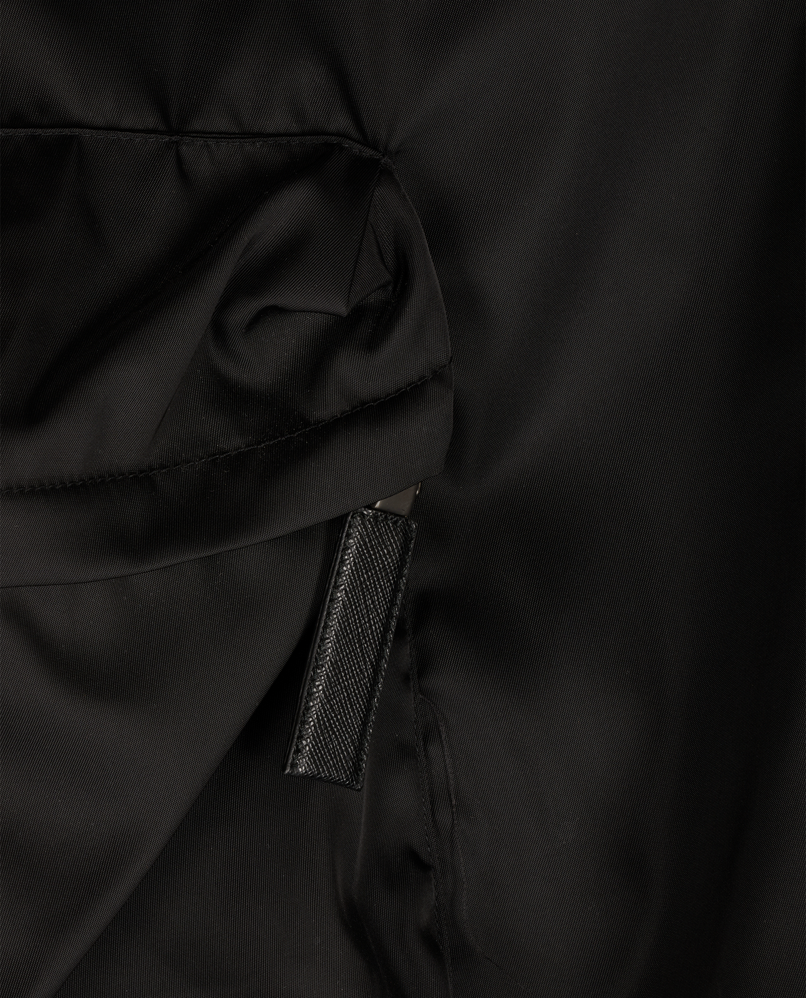 Prada Zip-Pocket Shorts, &pound;180, Clothing, Black, Polyester (Polymer), Other view