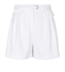 REDValentino Light Double Tricotine Shorts, White, UK8, 3*, XY