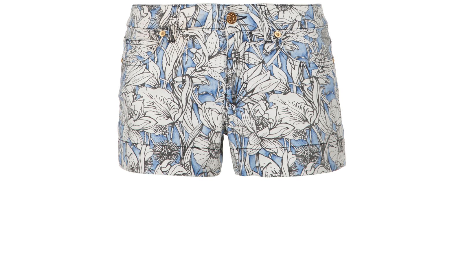 Gucci floral sales shorts