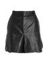 Stella McCartney Leather Lace Mini Shorts, front view