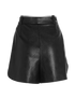 Stella McCartney Leather Lace Mini Shorts, back view