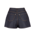 REDValentino Dark Wash Denim Mini Shorts, back view