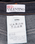 REDValentino Dark Wash Denim Mini Shorts, other view