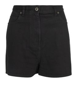 Valentino VLTN Denim Shorts, Cotton, Black, UK8, 3*