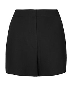 Valentino Tailored Shorts, Wool/Silk, Black, 14, 3*