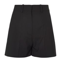 Valentino Tailored Shorts, Polyester/Wool, Black, UK6