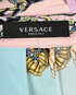 Versace Underwater Barocco Print Shorts, £90, Clothing, Blue, Silk, Other view