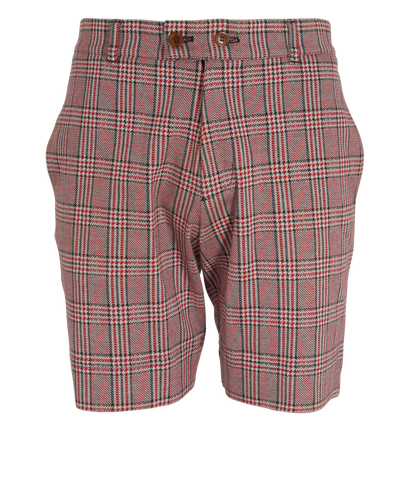 Vivienne Westwood Plaid Shorts, &pound;90, Clothing, Black/Red/White, Cotton, Front view