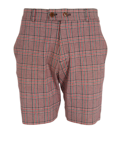 Vivienne Westwood Plaid Shorts, Mens, Cotton, Red/White/Black, Sz M, 3*