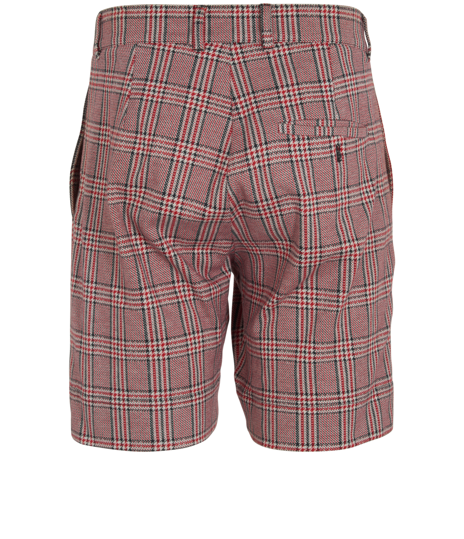 Vivienne Westwood Plaid Shorts, &pound;90, Clothing, Black/Red/White, Cotton, Back view