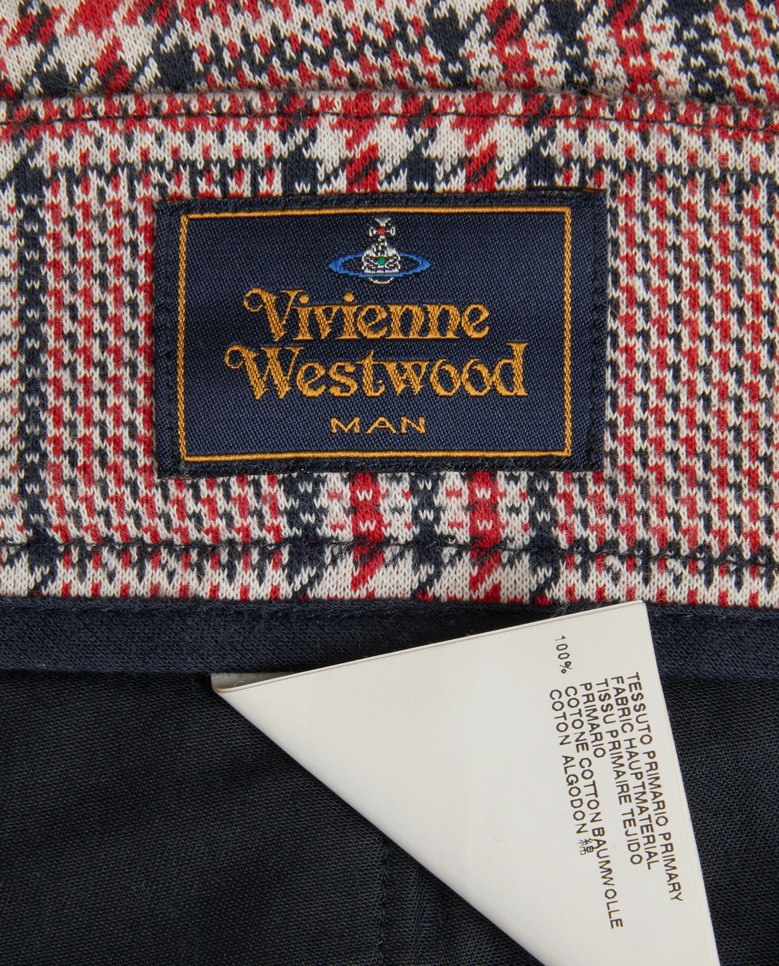 Vivienne Westwood Plaid Shorts, &pound;90, Clothing, Black/Red/White, Cotton, Other view
