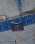 Saint Laurent Distressed Denim Shorts, other view