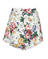 Zimmermann Allia High Waisted Printed Shorts, back view