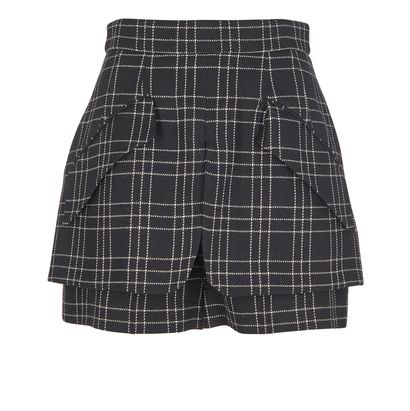 Alexander McQueen Checkered Short, front view