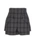 Alexander McQueen Checkered Short, front view