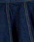 Alaia Peplum Denim Skirt, &pound;220, Clothing, Blue, Denim, Other view