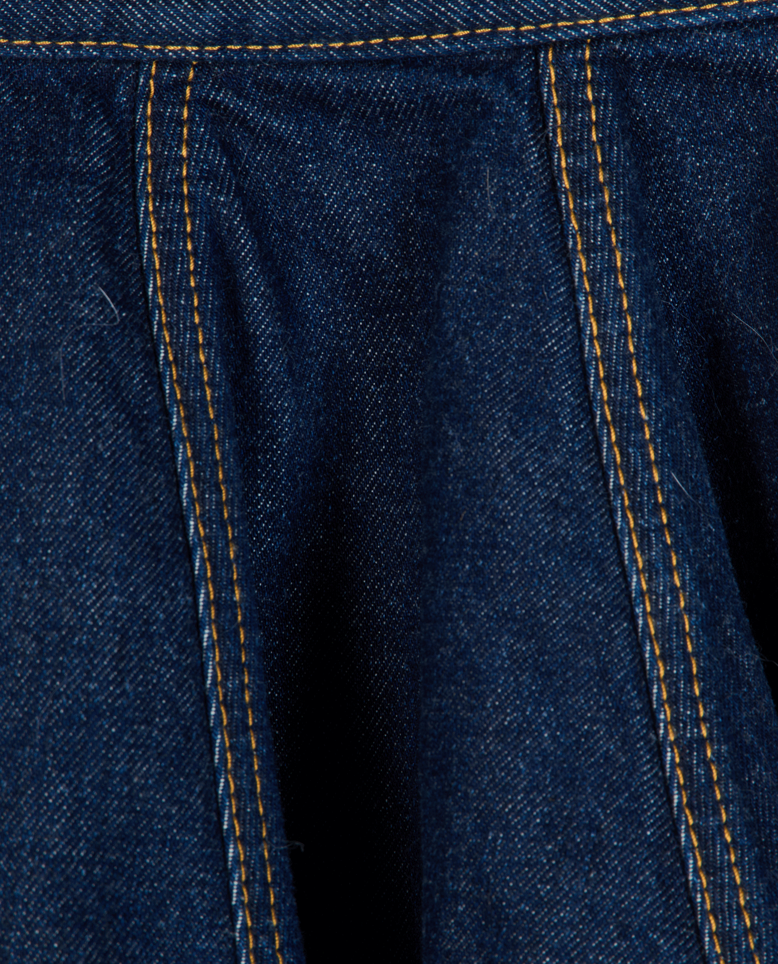 Alaia Peplum Denim Skirt, &pound;220, Clothing, Blue, Denim, Other view