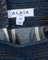 Alaia Peplum Denim Skirt, &pound;220, Clothing, Blue, Denim, Other view
