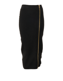 Balmain Knit Skirt, Viscose/Poly, Black, UK8, 2*