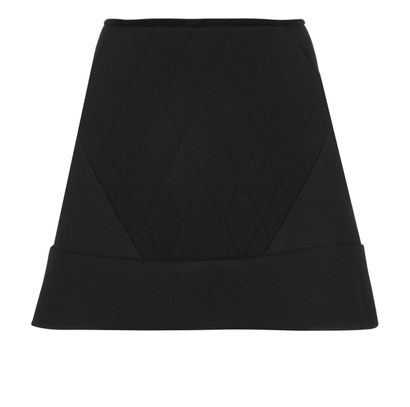 Balenciaga Quilted Mini Skirt, front view