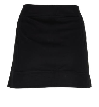 Gucci Vintage Web Mini Skirt, &pound;90, Clothing, Black, Cotton, Front view