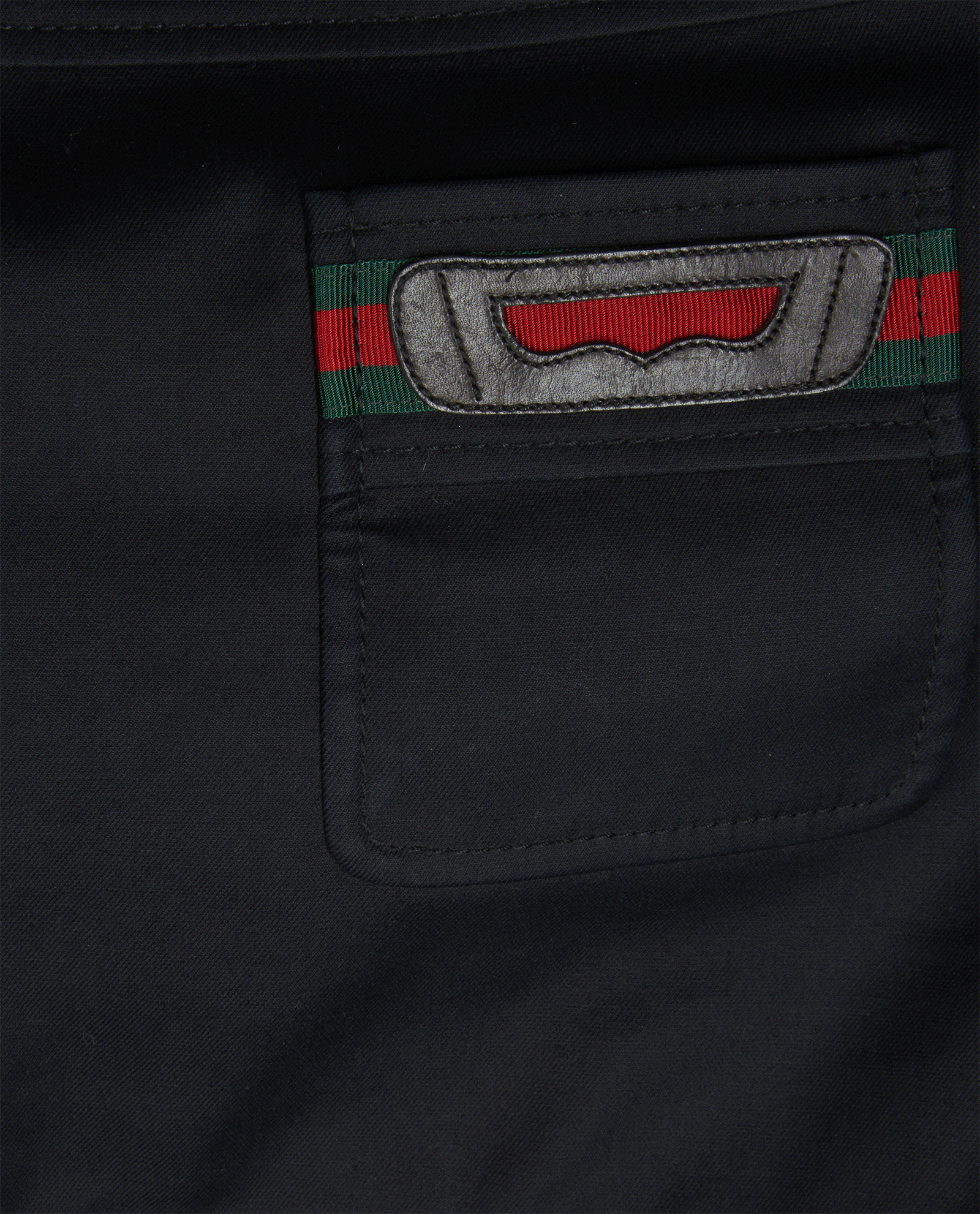 Gucci Vintage Web Mini Skirt, &pound;90, Clothing, Black, Cotton, Other view