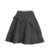 Kenzo Zigzag Ruffled Skirt, &pound;90, Clothing, Grey, Polyester/Wool, Back view