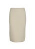 Bottega Veneta 2020 Ribbed Skirt, &pound;195, Clothing, White, Wool, Front view