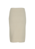 Bottega Veneta 2020 Ribbed Skirt, &pound;195, Clothing, White, Wool, Back view