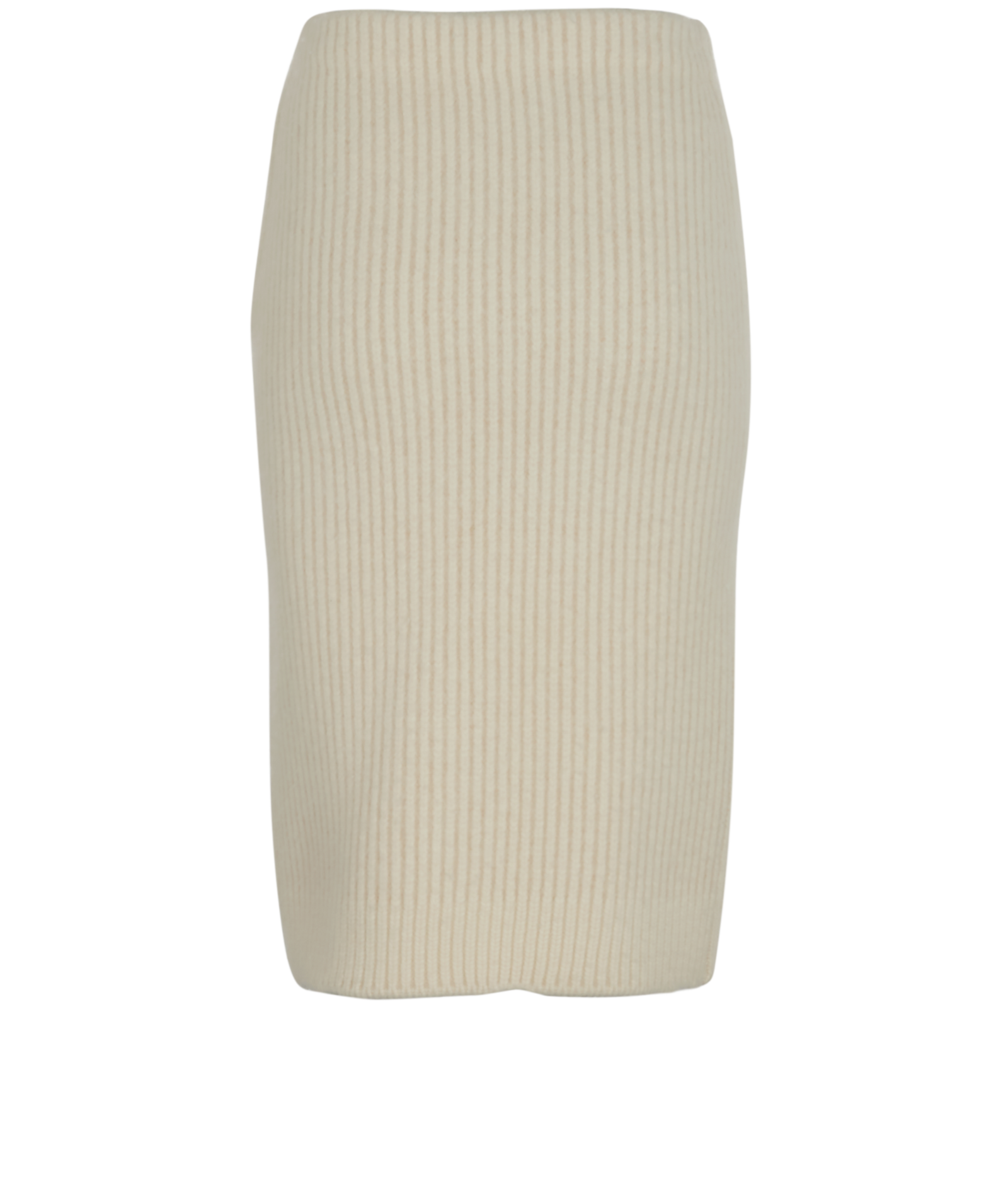 Bottega Veneta 2020 Ribbed Skirt, &pound;195, Clothing, White, Wool, Back view