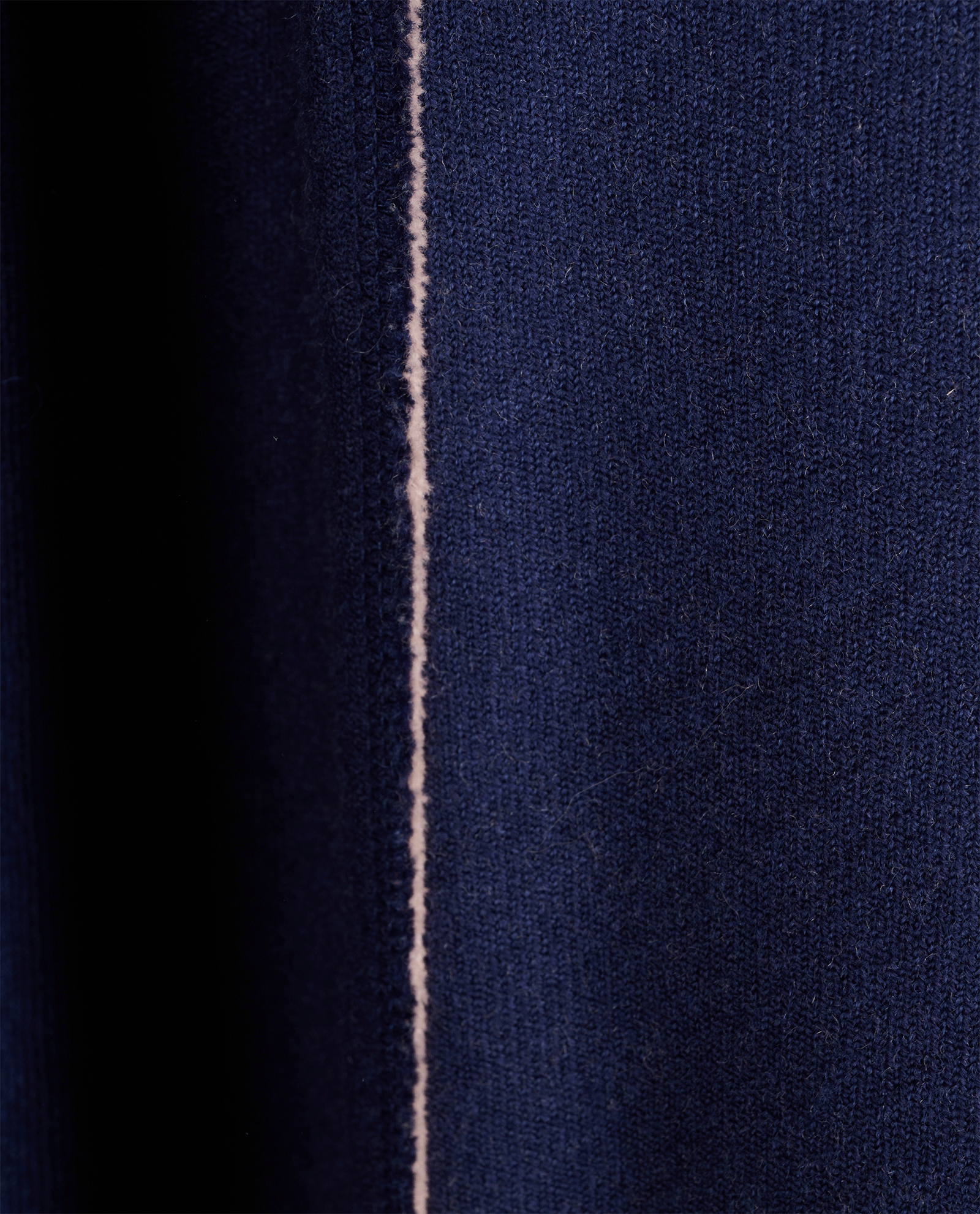Prada Raw Hem Skirt, &pound;295, Clothing, Navy, Wool, Other view