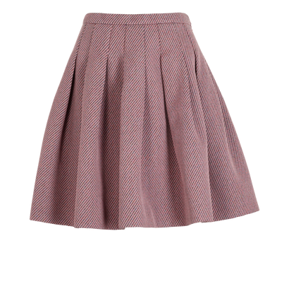 Christian Dior Puff Striped Skirt, &pound;550, Clothing, Pink, Wool, Front view