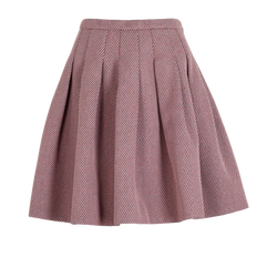 Christian Dior Puff Striped Skirt, Wool, Pink, UK12, 2*
