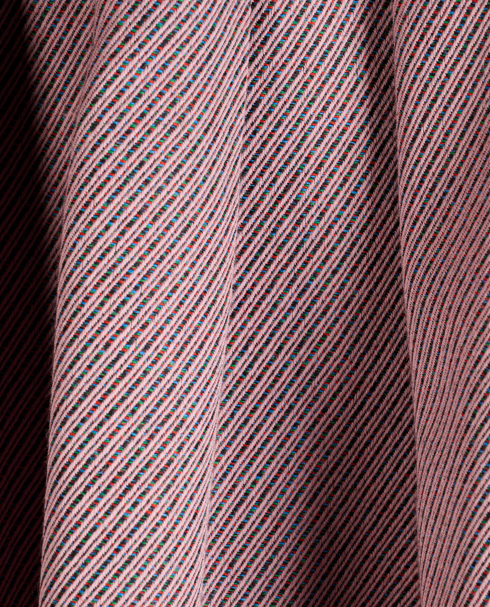 Christian Dior Puff Striped Skirt, &pound;550, Clothing, Pink, Wool, Other view