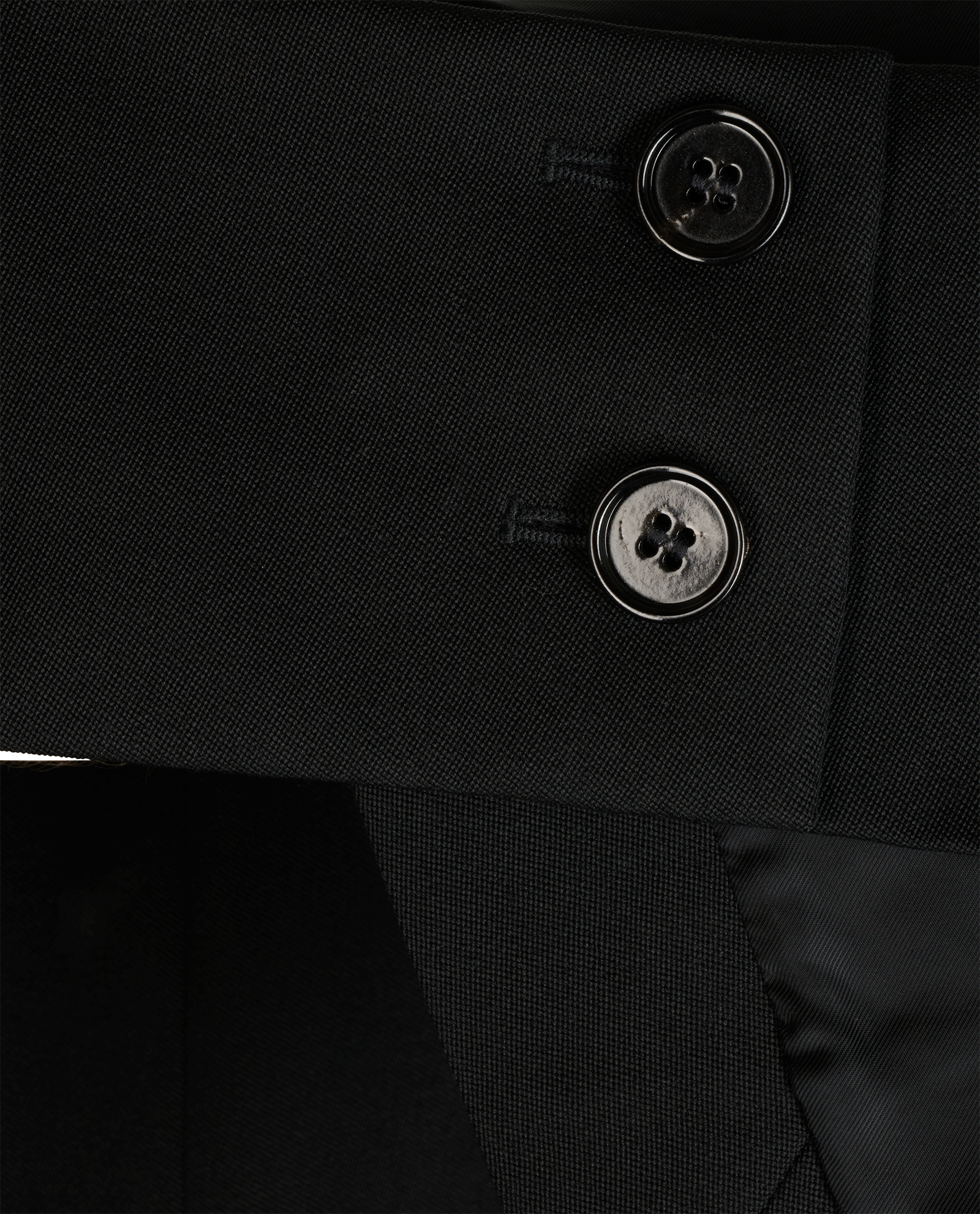 Burberry Hole Pencil Skirt, &pound;220, Clothing, Black, Wool, Other view