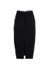 Stella McCartney Geometric Pencil Skirt, &pound;110, Clothing, Black, Cotton, Back view