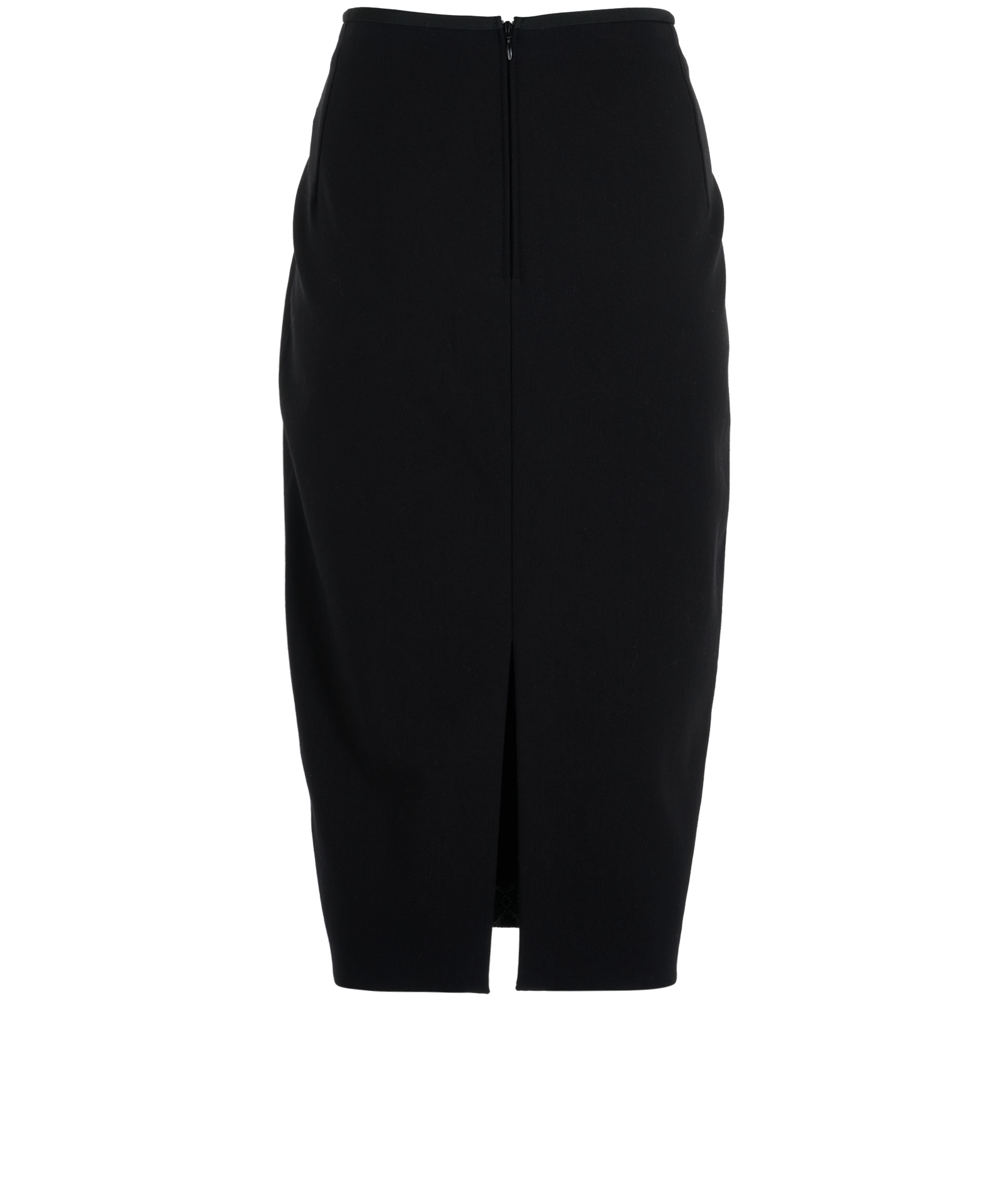 Stella McCartney Geometric Pencil Skirt, &pound;110, Clothing, Black, Cotton, Back view