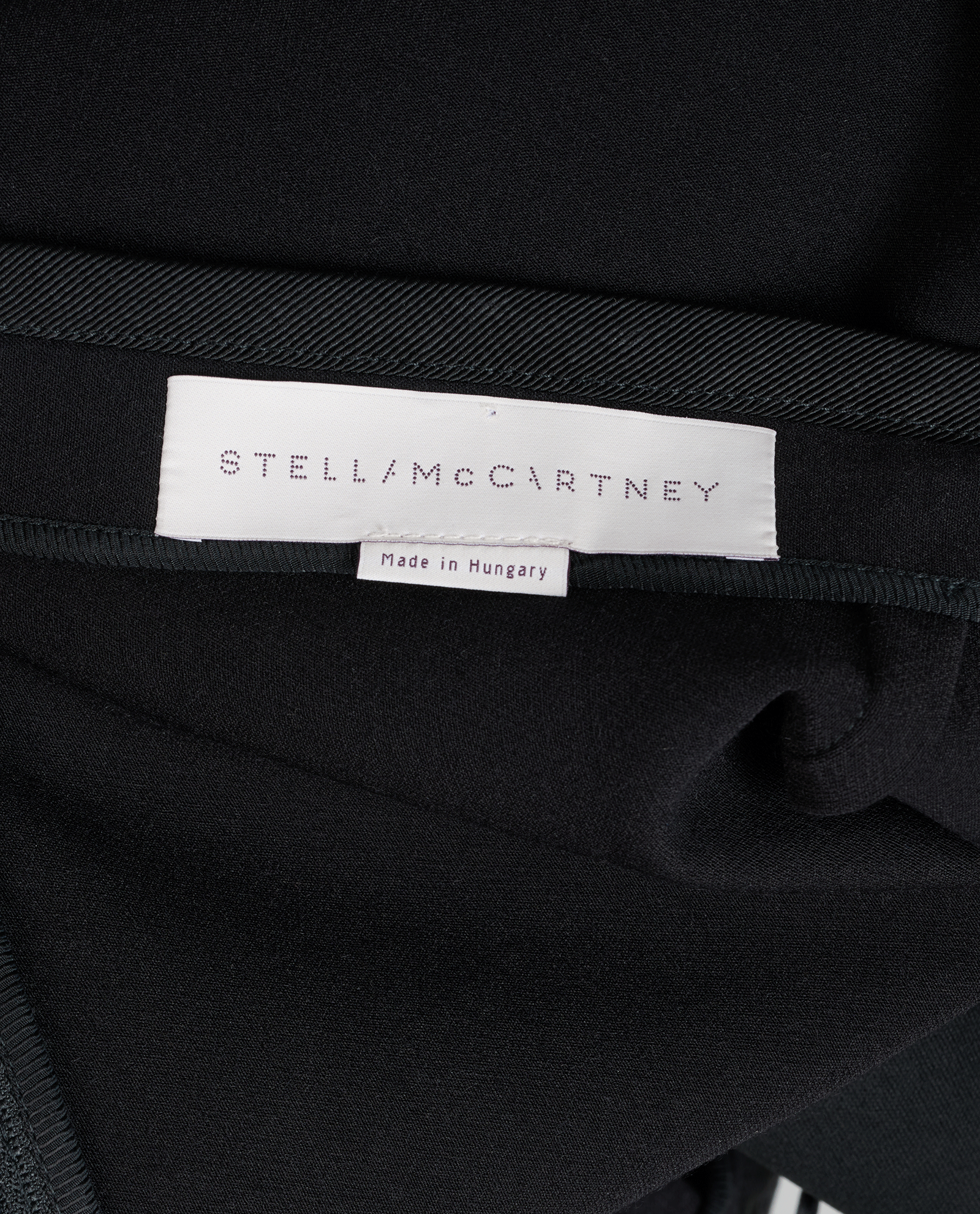 Stella McCartney Geometric Pencil Skirt, &pound;110, Clothing, Black, Cotton, Other view