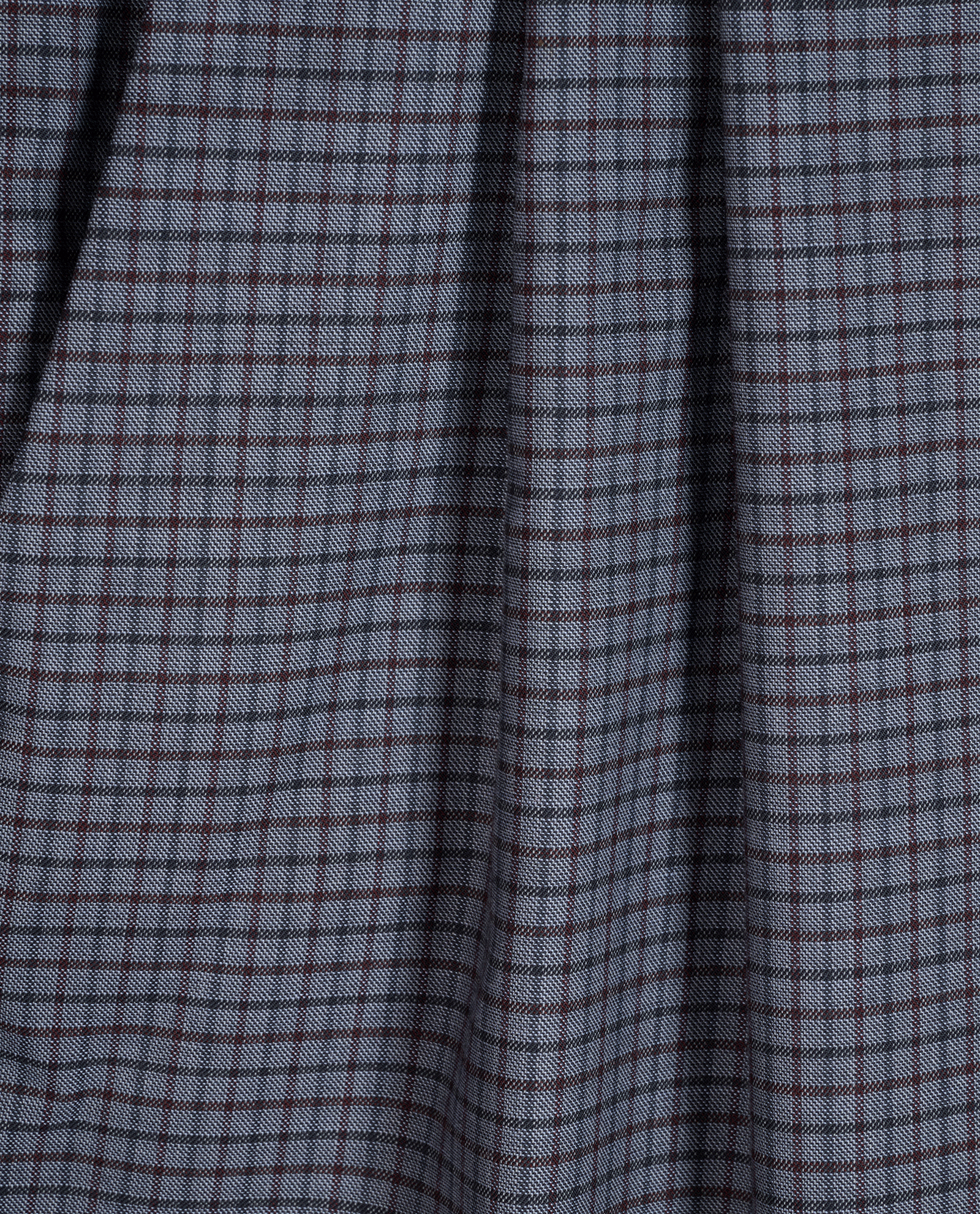 Miu Miu Check Midi Skirt, &pound;450, Clothing, Grey, Wool, Other view