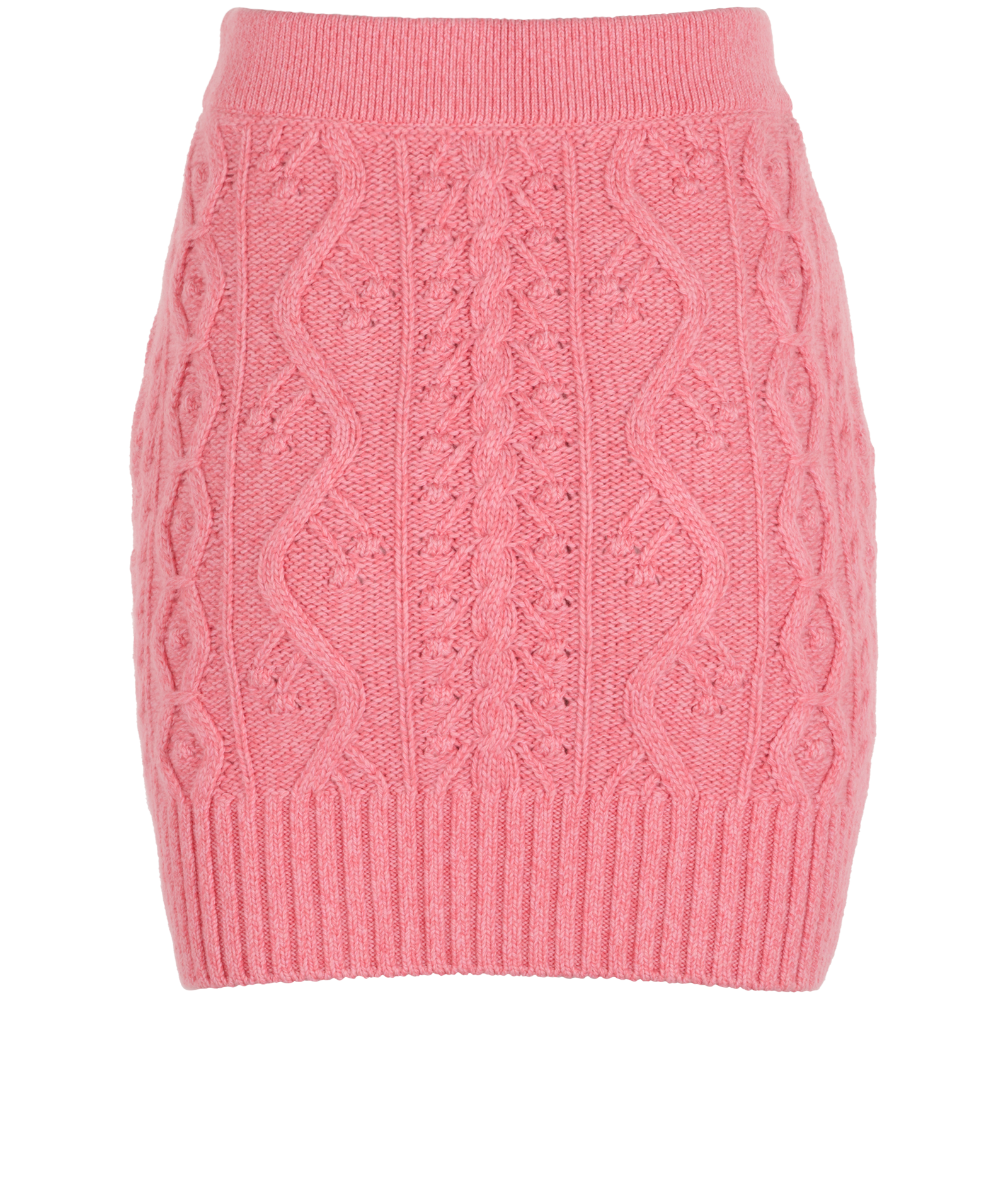Chanel 22K Knitted Mini Skirt, &pound;650, Clothing, Pink, Cashmere, Back view