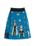 Dolce & Gabbana Embellished Mini Skirt, &pound;220, Clothing, Blue, Wool, Front view