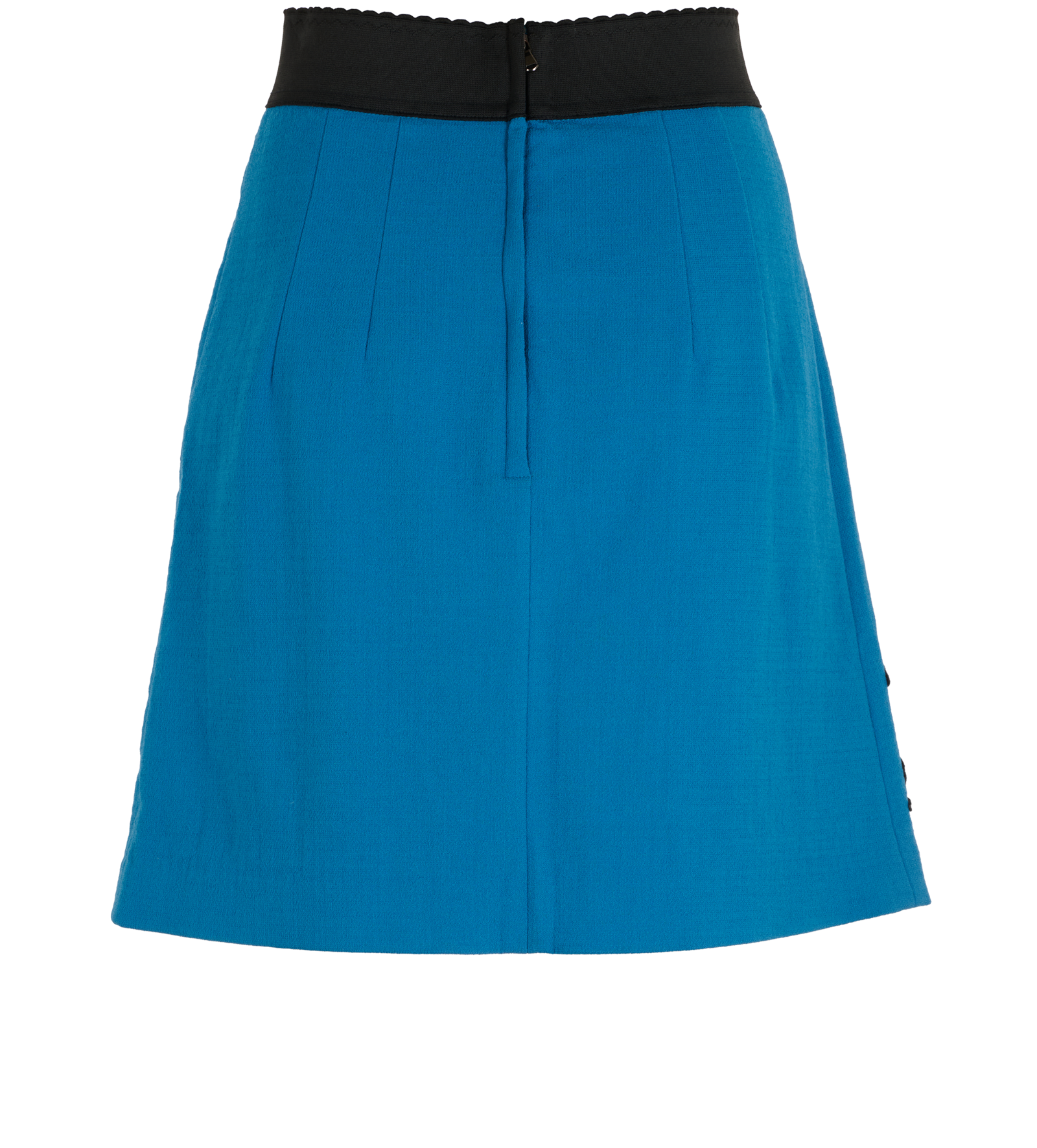 Dolce & Gabbana Embellished Mini Skirt, &pound;220, Clothing, Blue, Wool, Back view