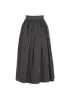Christian Dior Pinstripe Skirt, &pound;450, Clothing, Black/White, Linen, Back view