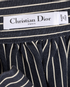 Christian Dior Pinstripe Skirt, &pound;450, Clothing, Black/White, Linen, Other view