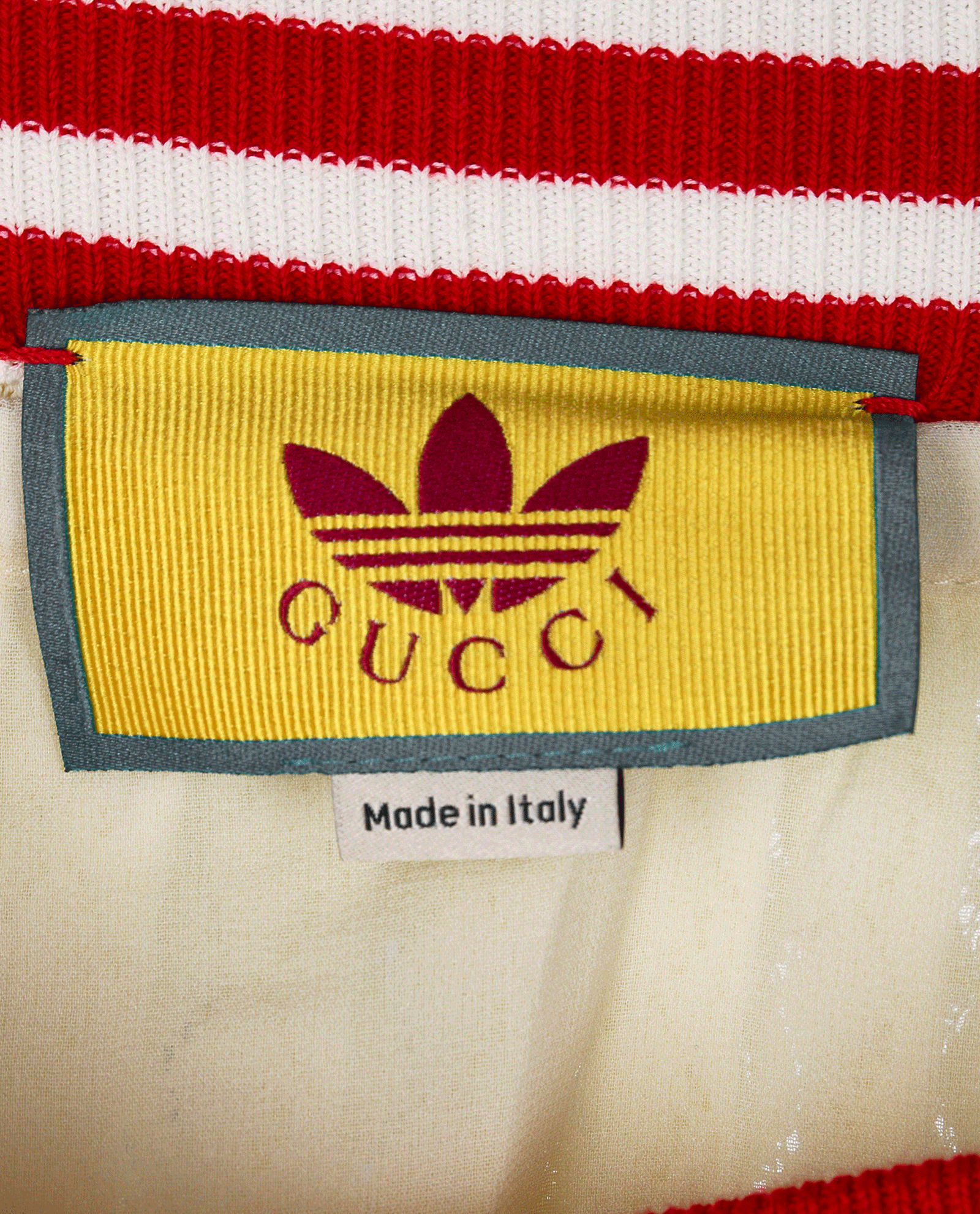 Gucci x Adidas Striped Pleated Skirt, &pound;220, Clothing, Cream, Cotton, Other view