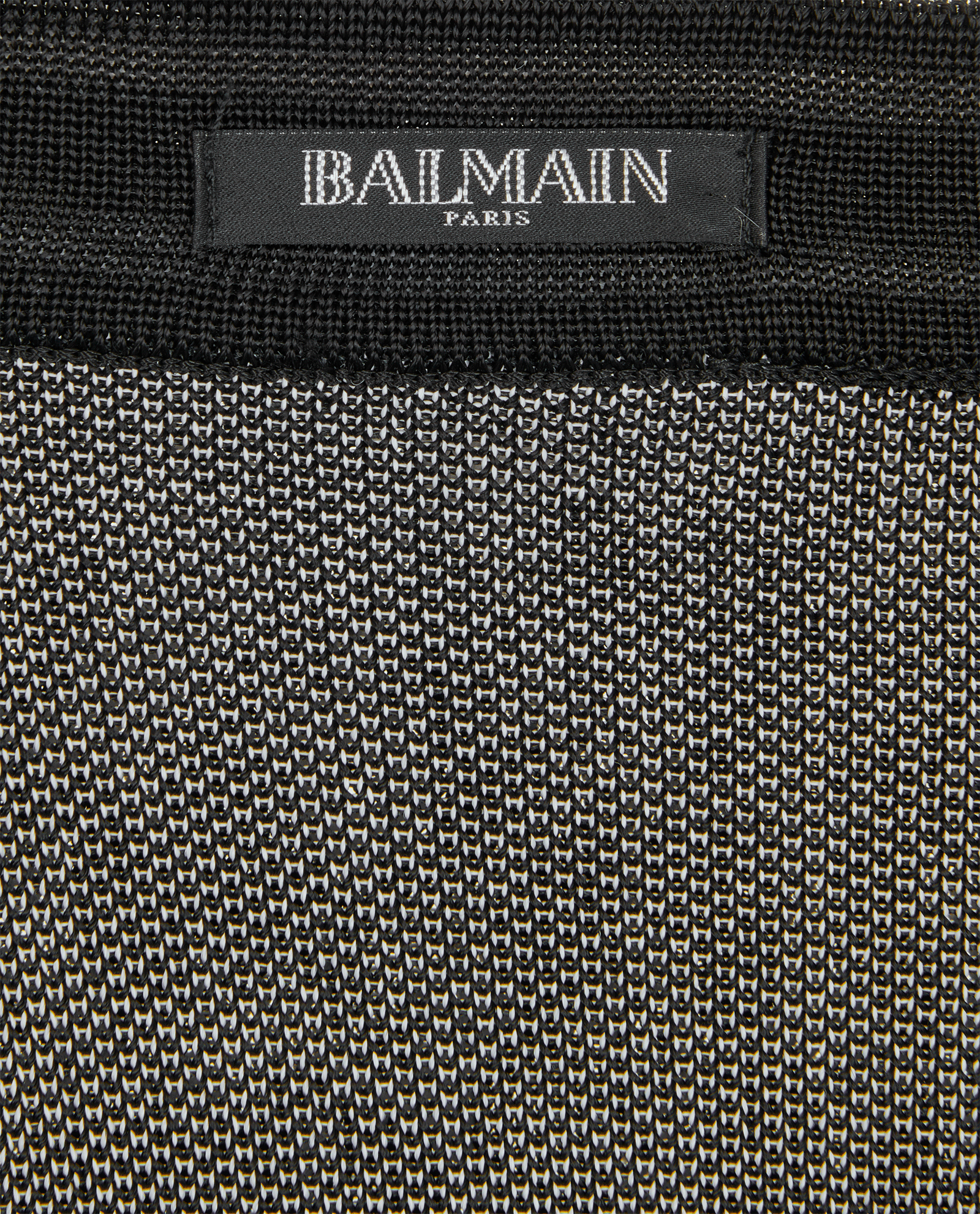 Balmain Animal Print Skirt, &pound;150, Clothing, Black/White, Viscose, Other view