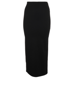 Prada High Waisted Midi Skirt, Polyamide, Black, UK8, 3*