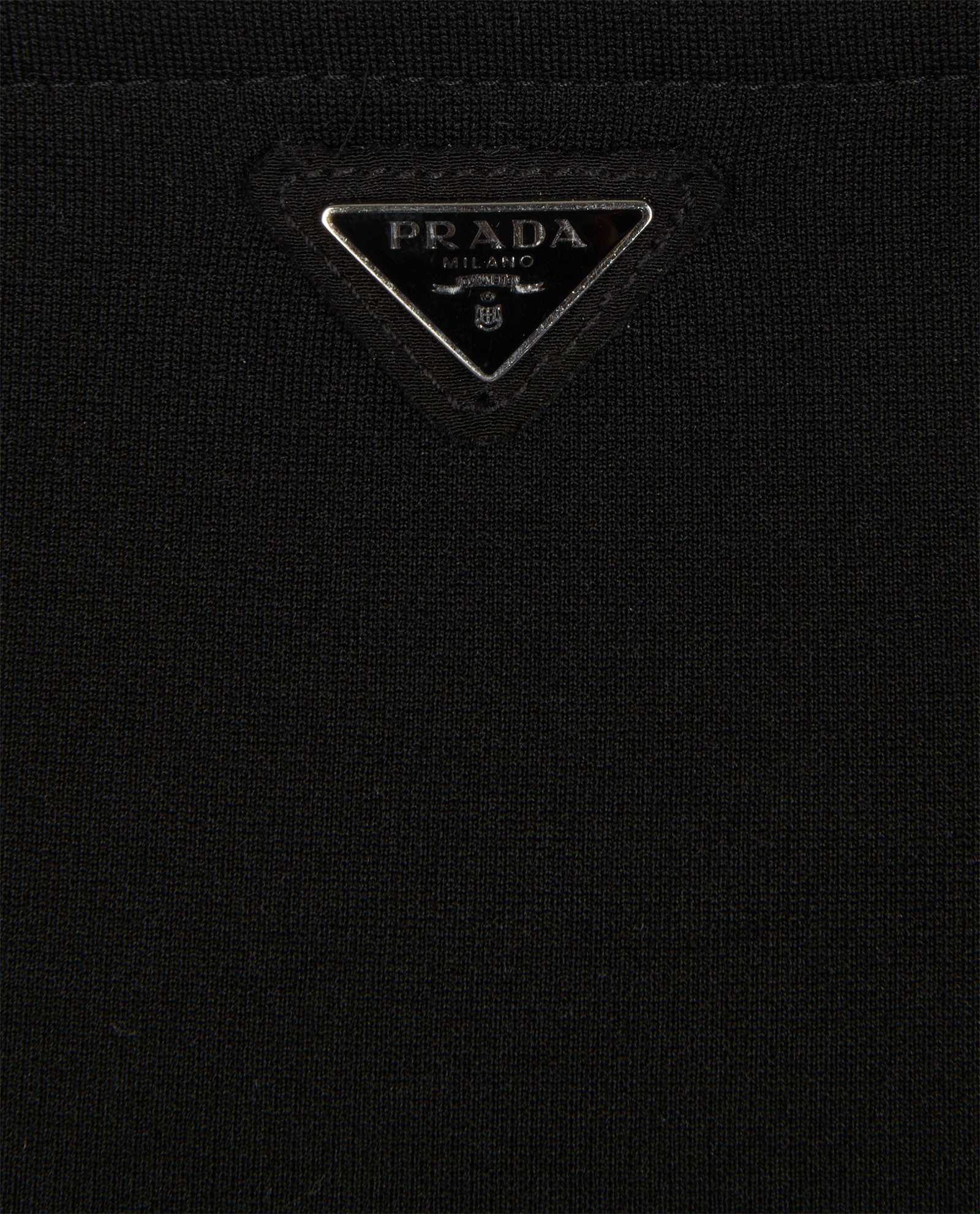 Prada High Waisted Midi Skirt, &pound;350, Clothing, Black, Polyester, Other view