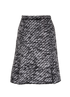 Christian Dior Tweed Skirt, &pound;350, Clothing, Black, Cotton/Wool, Back view